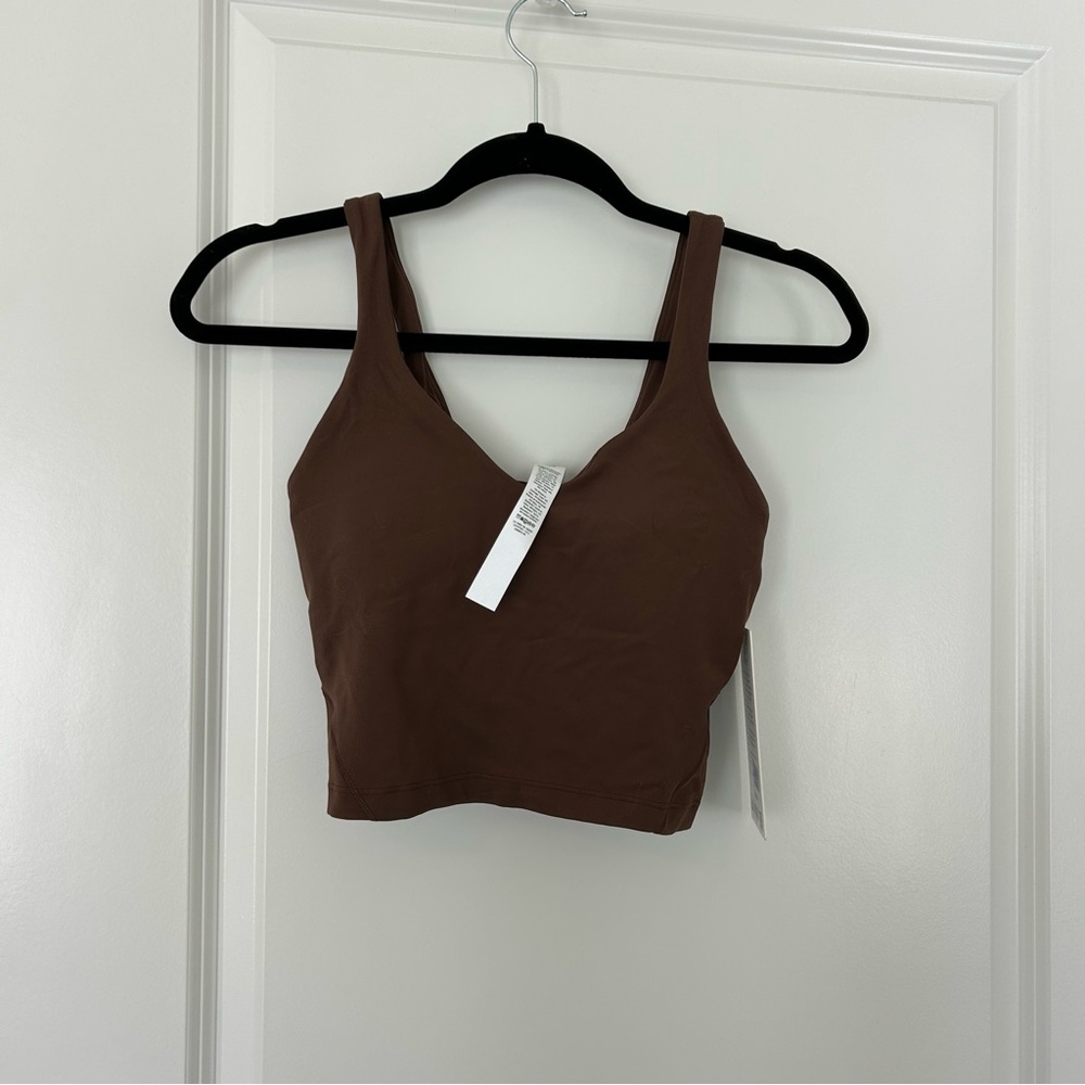 NWT Lululemon align tank in brown size 4